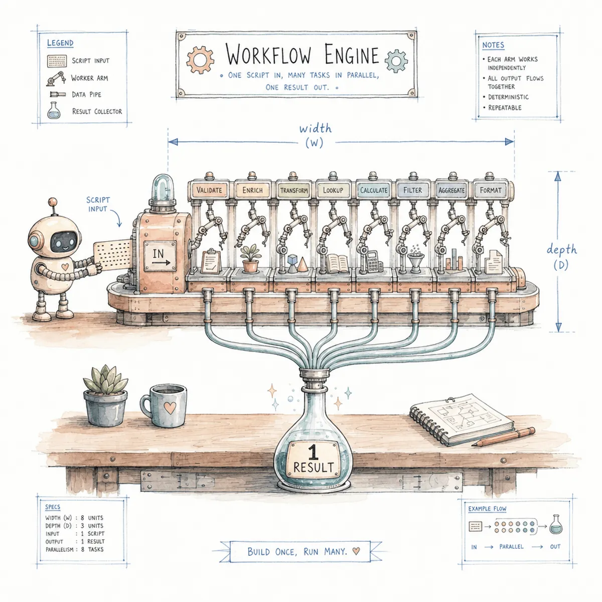 Dynamic workflows in Claude Code: width, not depth