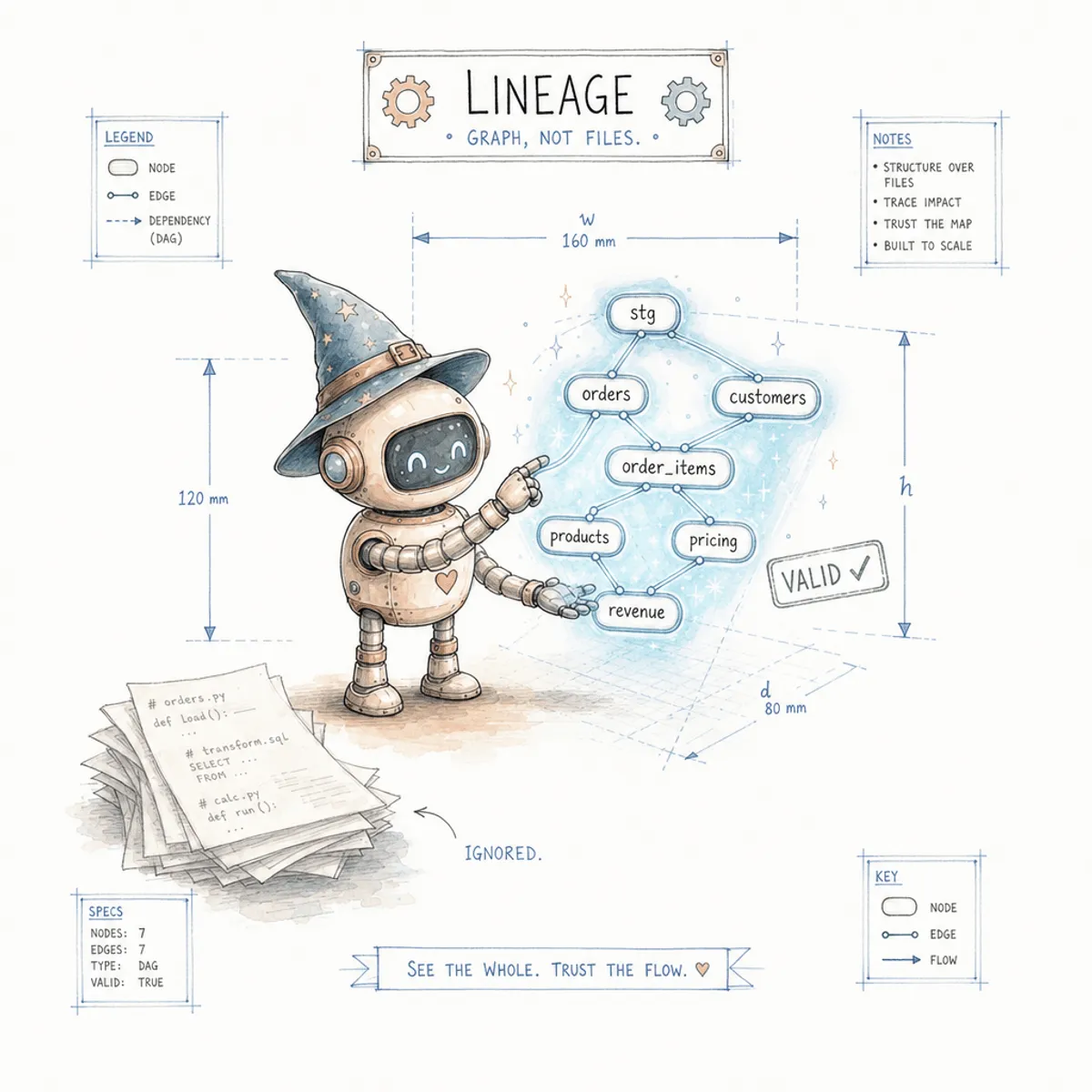 dbt Wizard: reading the graph, not the files